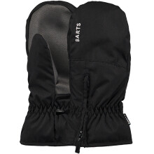 (2-3 Yrs, Black) Barts Kids Childrens Zipper Water Repellent Insulated Warm Winter Mittens