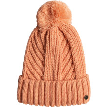 (One Size, Dusty Coral) Roxy Womens Cosy Sundown Warm Winter Knitted Beanie Bobble Hat