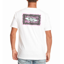 (XL, White) Quiksilver Mens Taking Roots Short Sleeve Crew Neck Cotton T-Shirt Top Tee