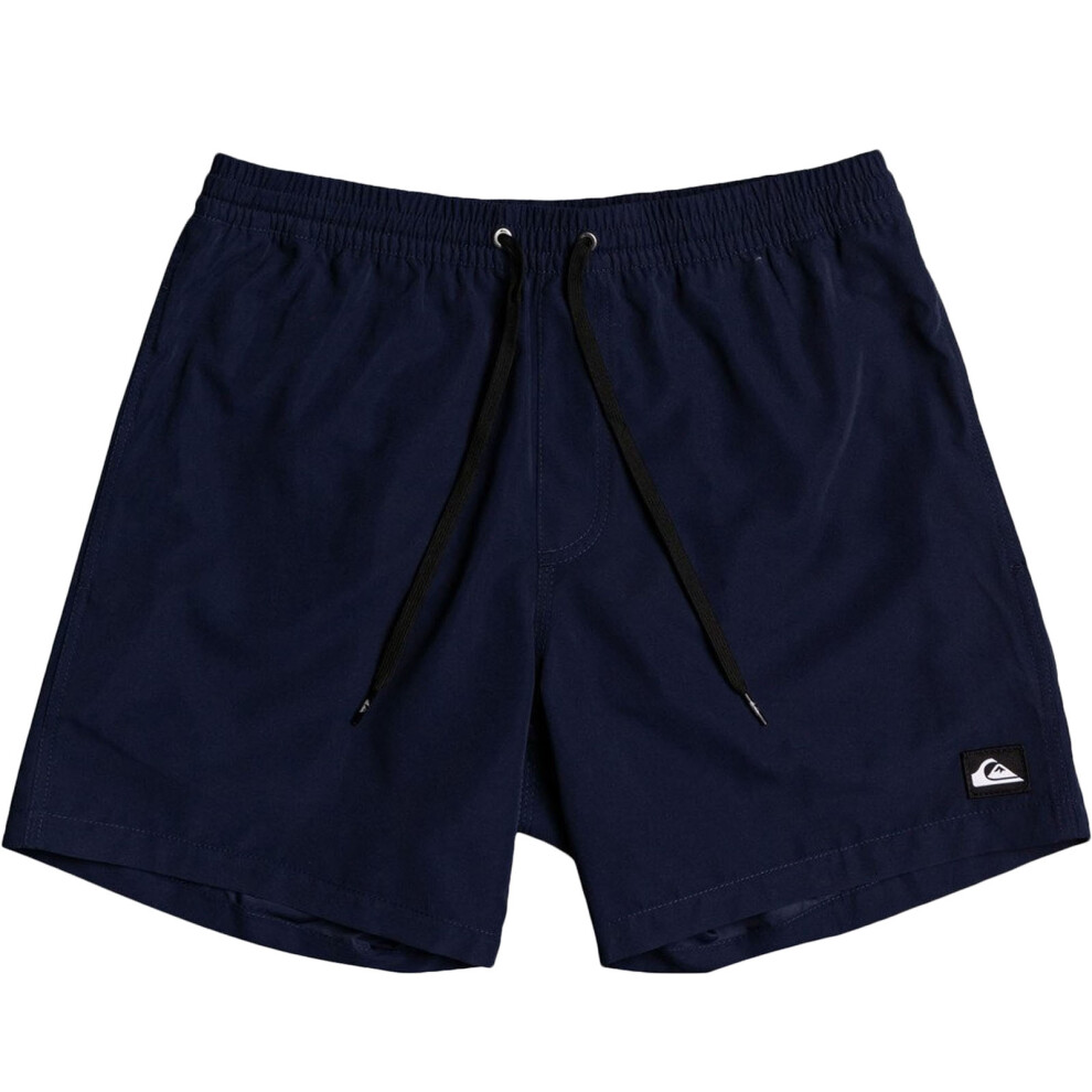 (16 Yrs, Navy Blazer) Quiksilver Boys Everyday 13" Elasticated Waist Summer Pool Swim Swimming Shorts