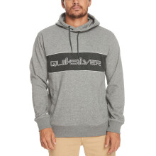 (L, Dark Grey) Quiksilver Mens Bold Omni Pullover Hoody Sweatshirt Jumper Hoodie