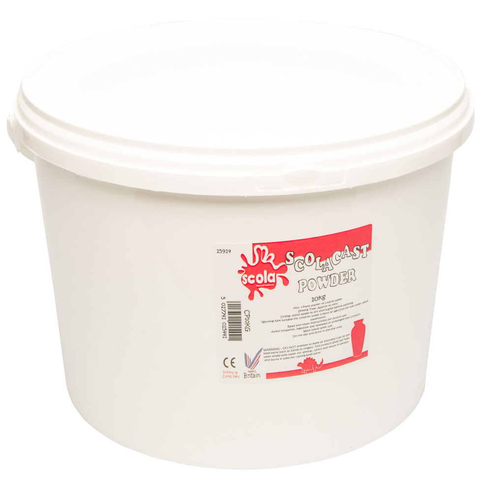 Scola CP10KG Plaster Of Paris 10kg Bucket