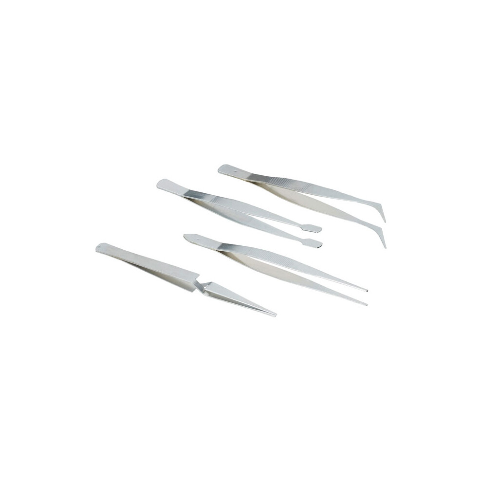 Brã¼Der Mannesmann 615 Tweezer Set 110Mm - 4 Piece