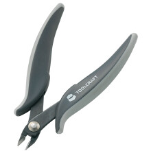 Toolcraft 816744 Electronic Diagonal Cutters – Flush-Cut Blades, No Facet, 128mm