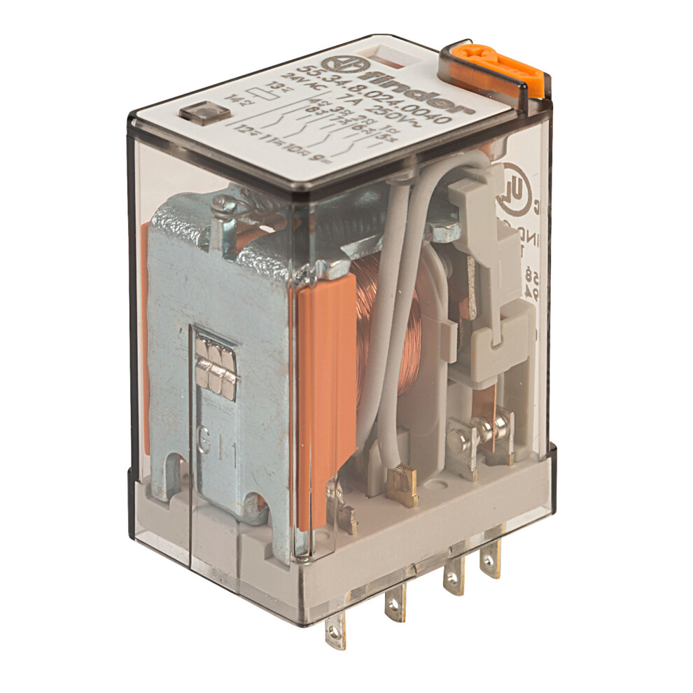 Finder 55.34.8.024.0040 24V Relay (4-Pole) Ac 8012823079424