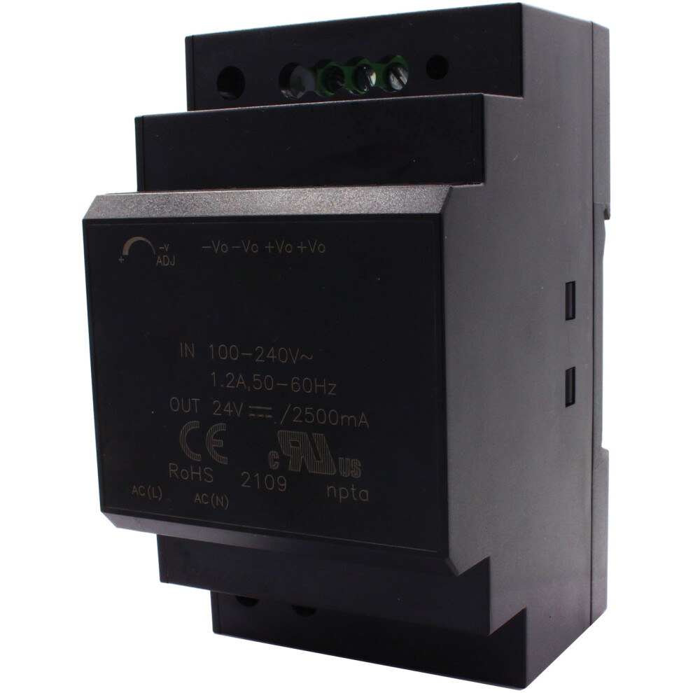 Brainboxes Pw-245 60W Single Output Industrial Din Psu 837324004755