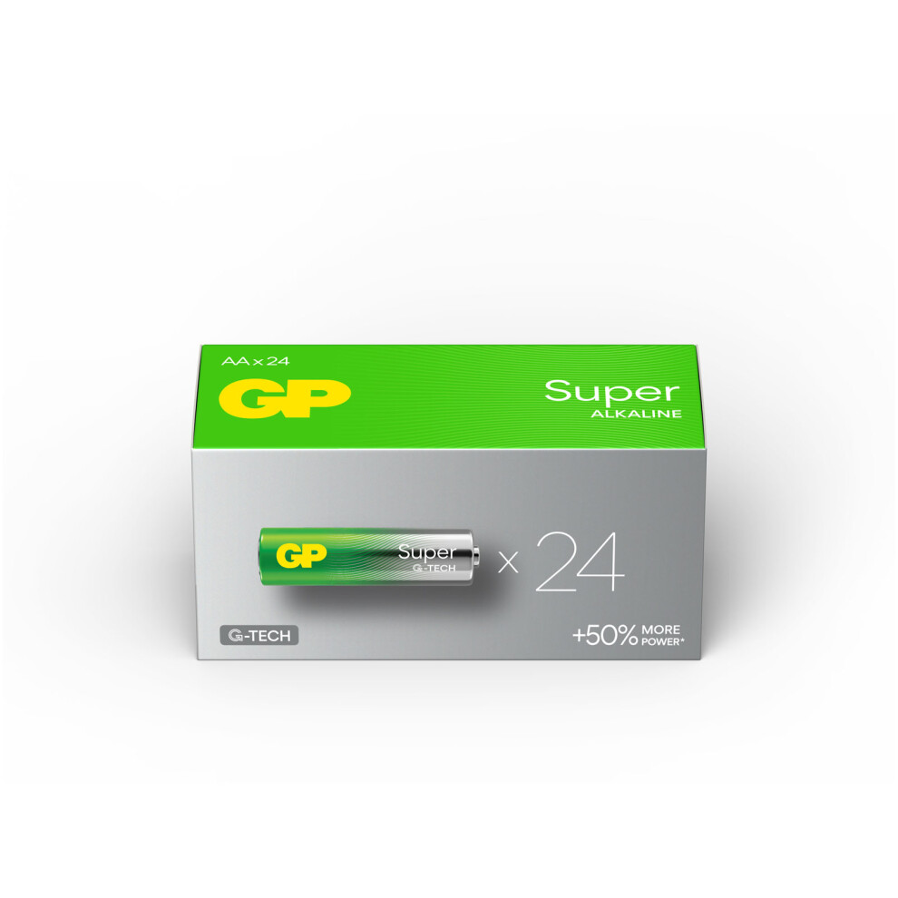 Gp Gppca15as650 Gp Super Alkaline Aa 24'S Paper Box 4891199217128
