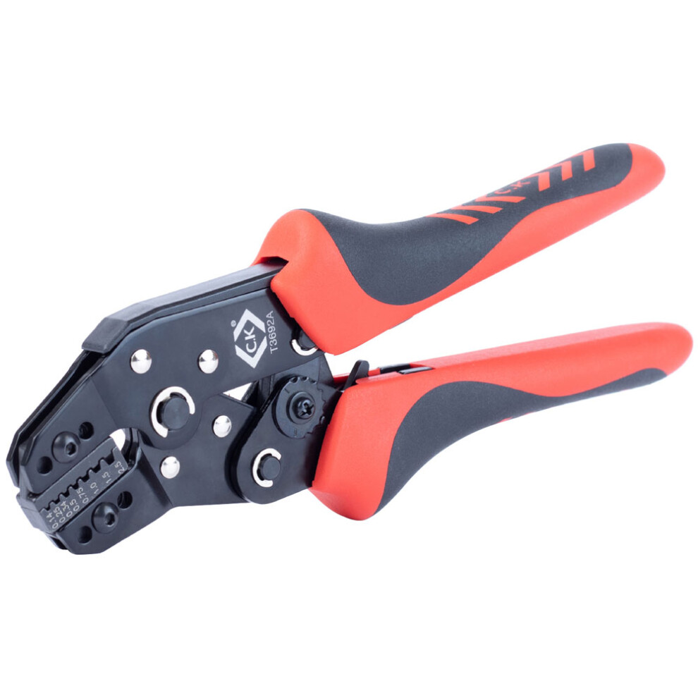 Ck Tools T3692a Ratchet Crimping Pliers For Bootlace Ferrules 0.14 - 2.5Mmâ² 5013969246513