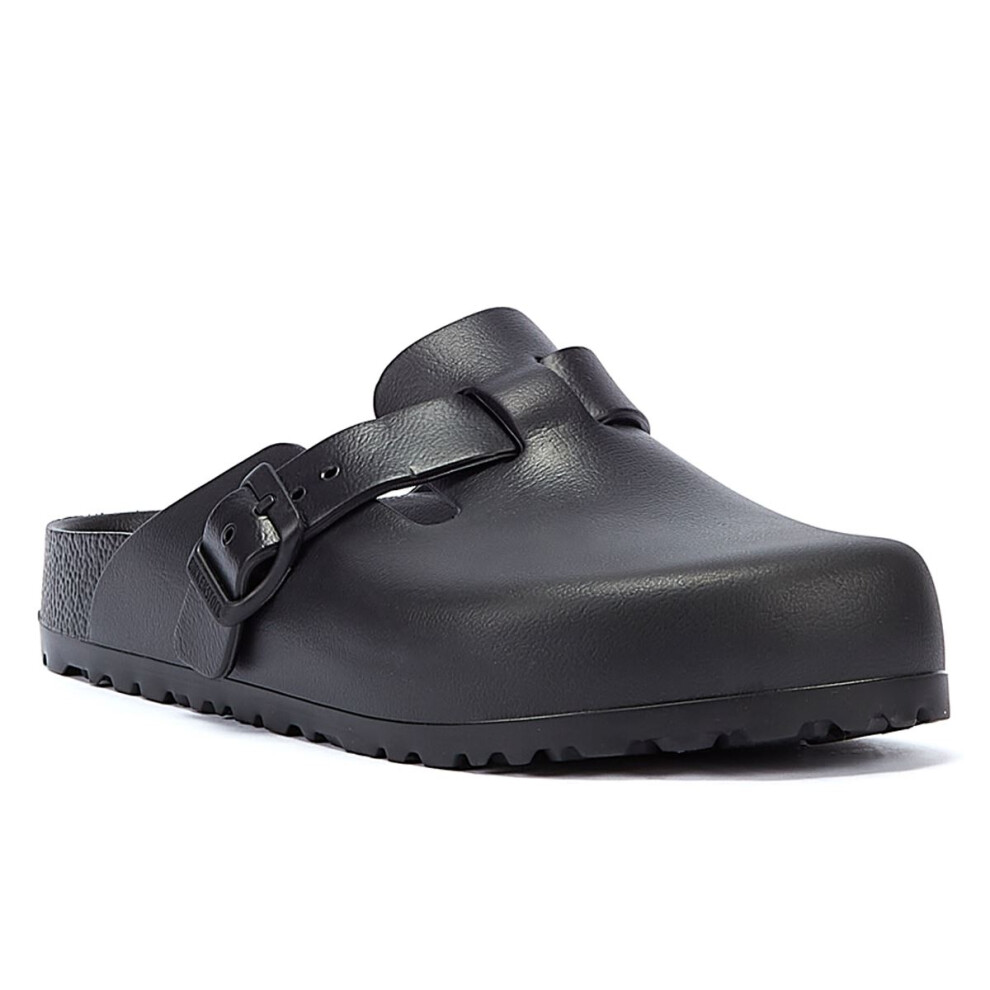 (Black, 7.5 (Adults')) Birkenstock Boston Men's Black EVA Clogs