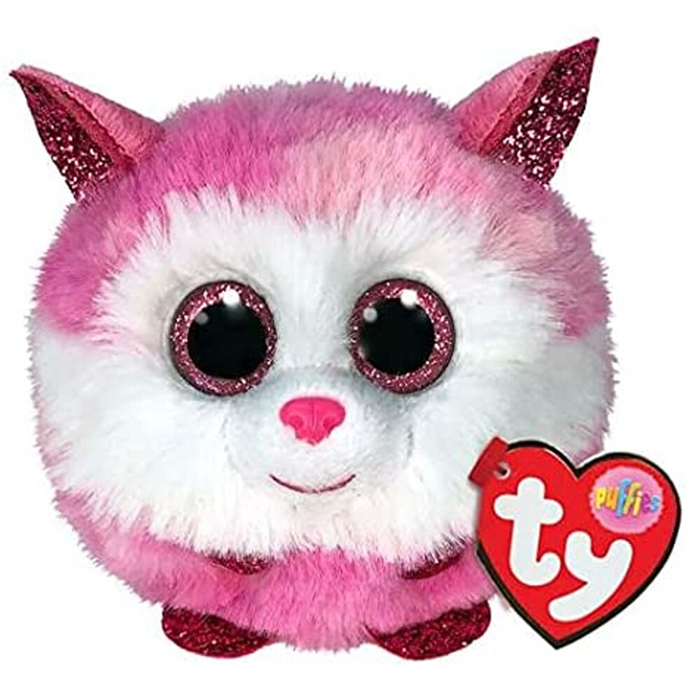 Puffies  Princess the pink husky   super cute plush puff balls. They always land on their feet! Collect them all!