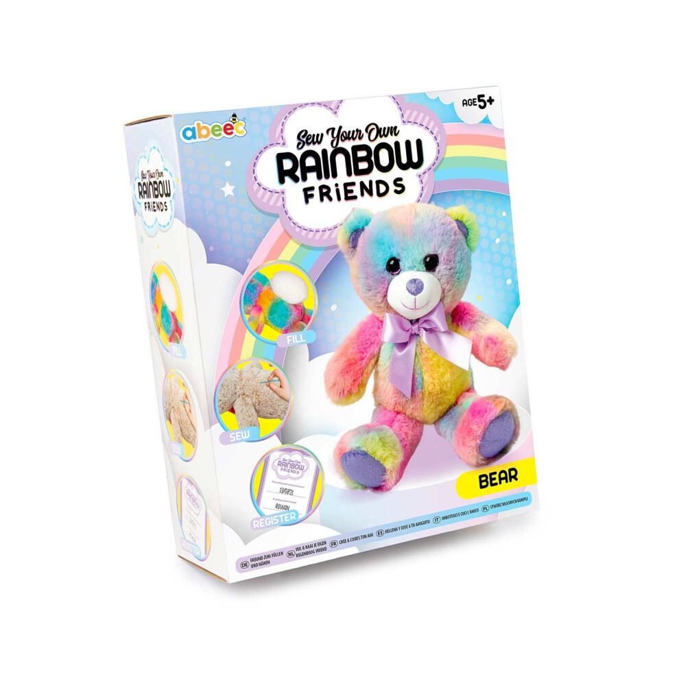 Sew Your Own Rainbow Friends - Bear or Unicorn