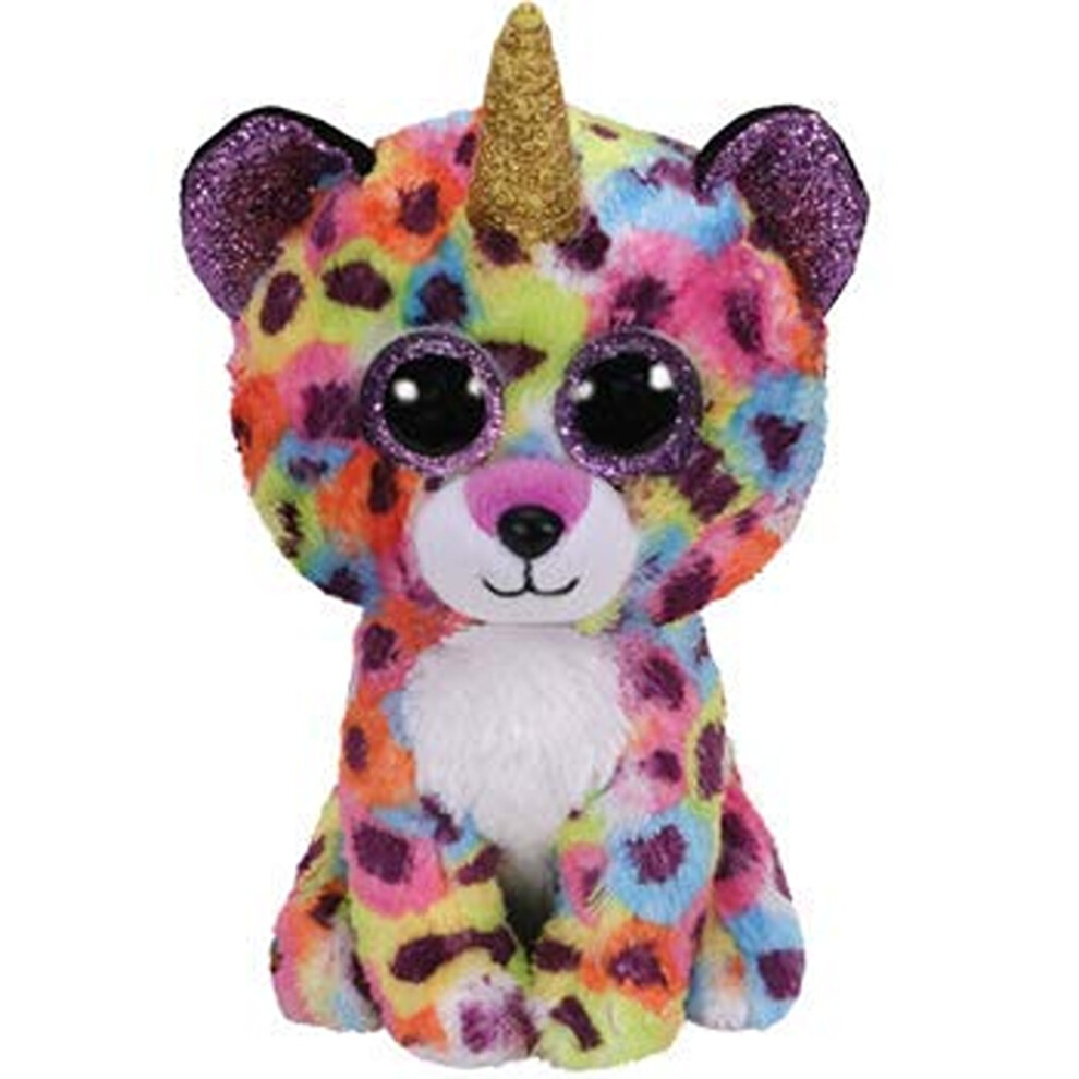 TY Boo Buddy Giselle the Leopard With Horn 23 cm