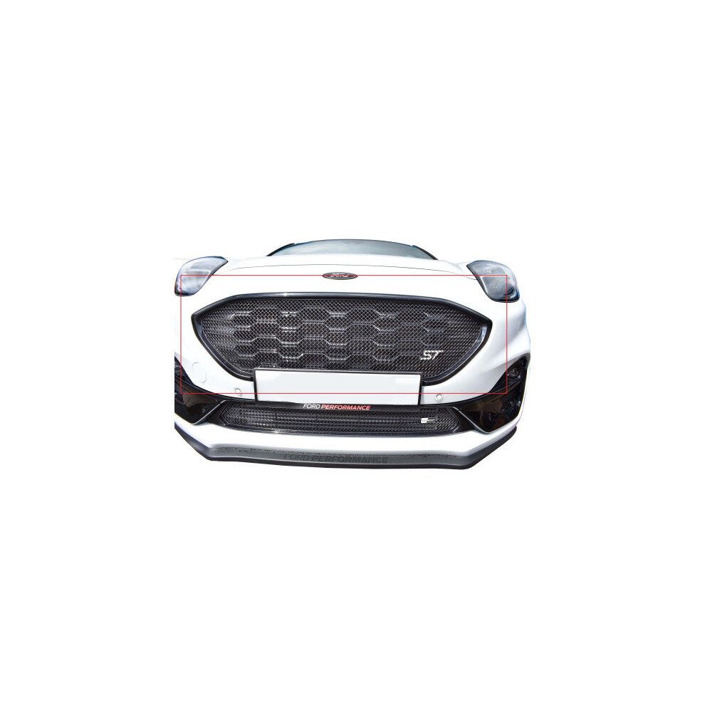 (Silver) Ford Puma St - Upper Grille (2020 To ) Silver 5060468075380