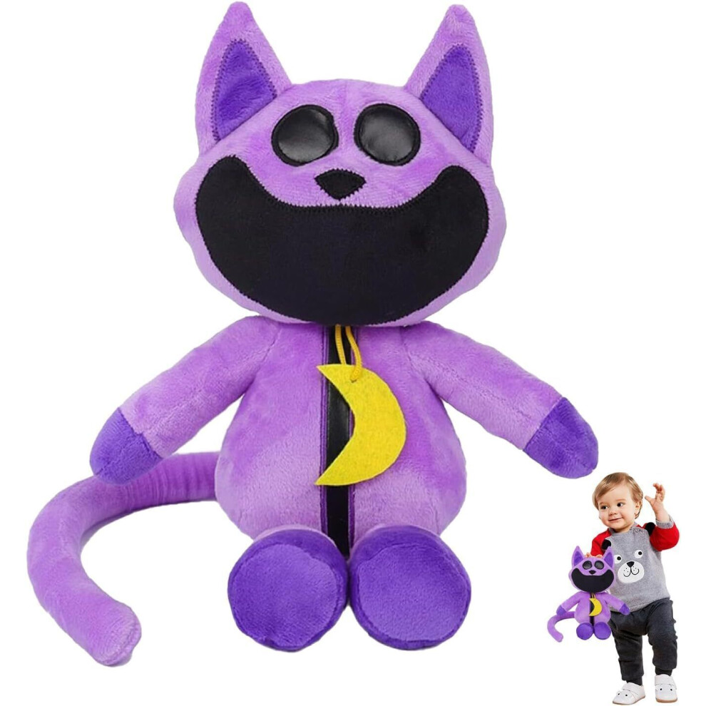 (Purple) Smiling Critters Catnap Doll Plush Stuffed Toy