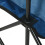 Outsunny Outsunny 6 Seater Folding Bench Camping Chair with Cup Holder, Blue 7