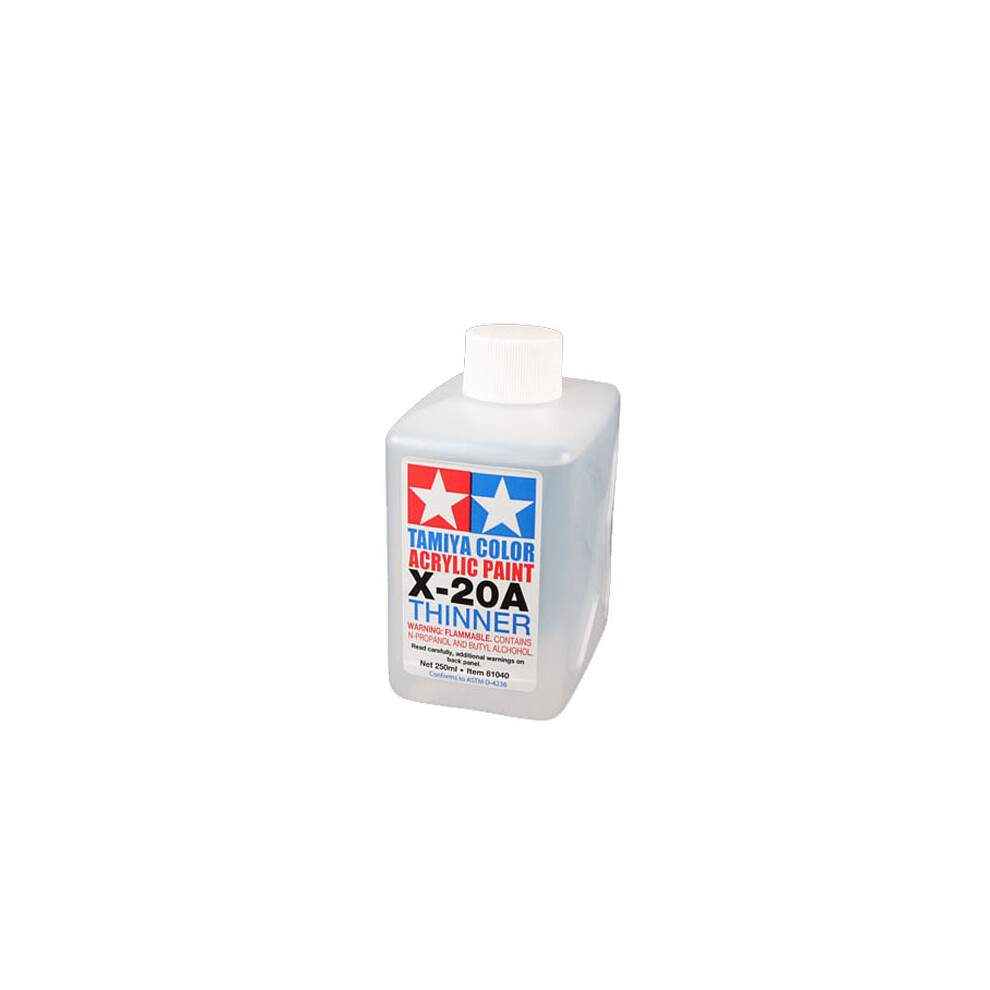 Tamiya 81040 Acrylic Poly Thinners X-20A 250Ml