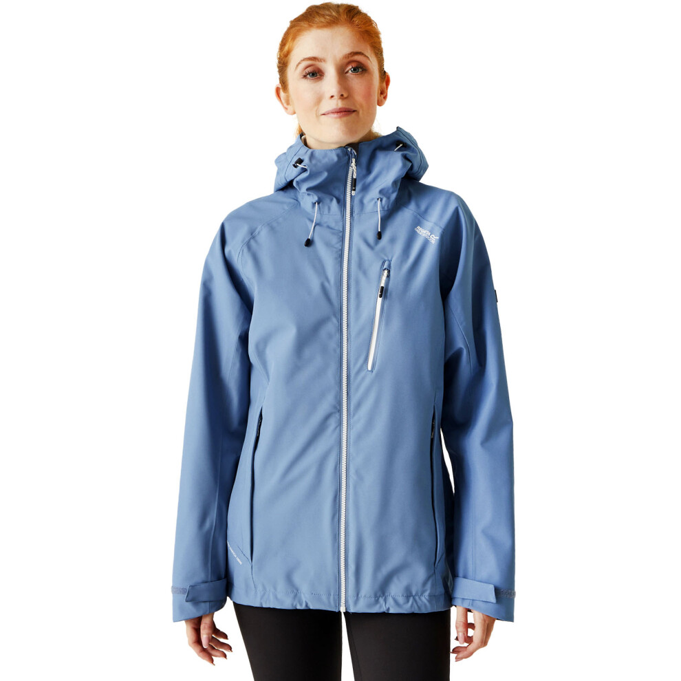 Regatta (10, Coronet ) Womens Birchdale Waterproof Hooded Outdoor Jacket Blue