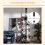 PawHut PawHut Kitten Tower Adjustable 240-260cm, Scratch Posts, Houses, Light Grey 4