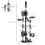 PawHut PawHut Kitten Tower Adjustable 240-260cm, Scratch Posts, Houses, Light Grey 2