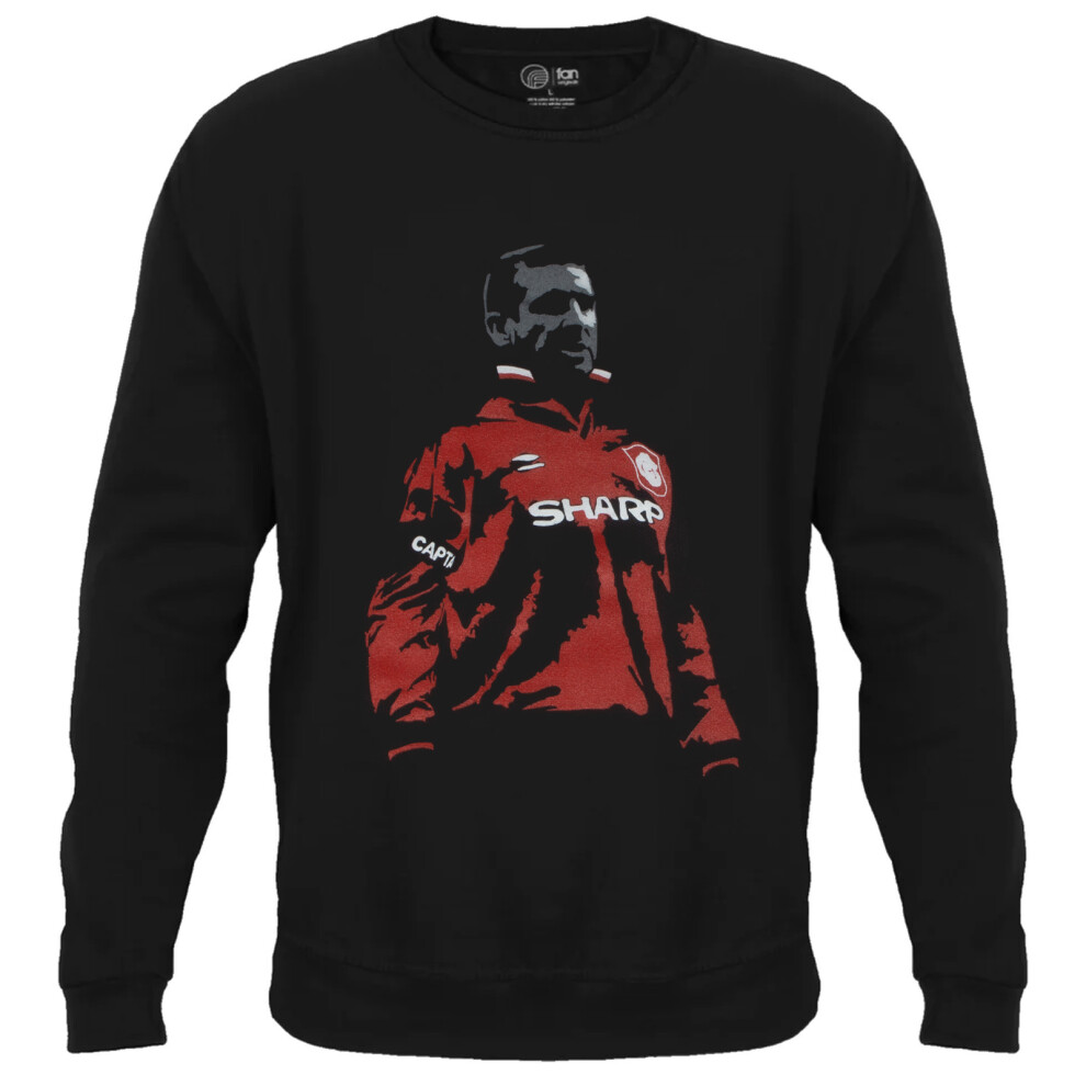 (XL) Fan Originals Eric Cantona Sweatshirt Mens in 1996 Football Kit