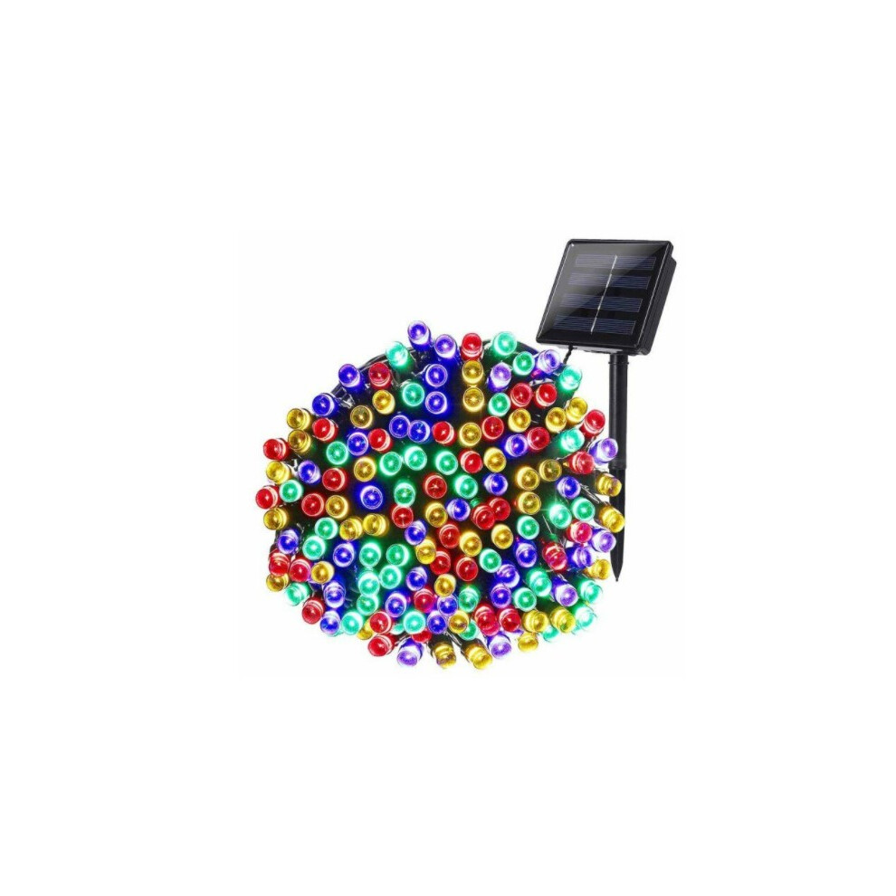 (Multicolour, 22m) Solar Led Outdoor Fairy String Lights Garden Party Christmas Decorations