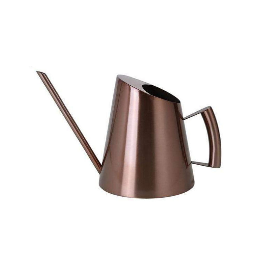 (Bronze, Large) Bronze Or Gold Stainless Steel European Watering Can Indoor Garden