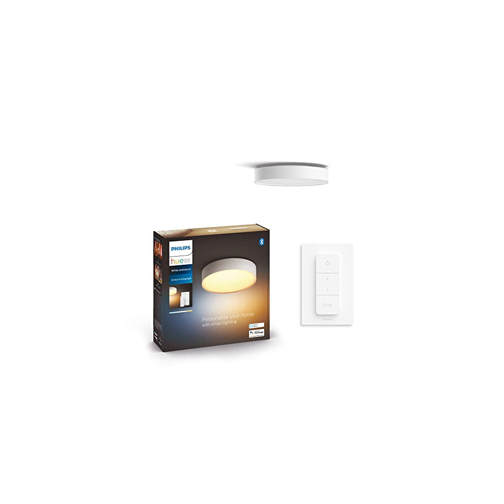 Philips Hue New Infuse And Colour Ambiance Smart Ceiling [Medium - ] With Bluetooth. Works With Alex White/Light