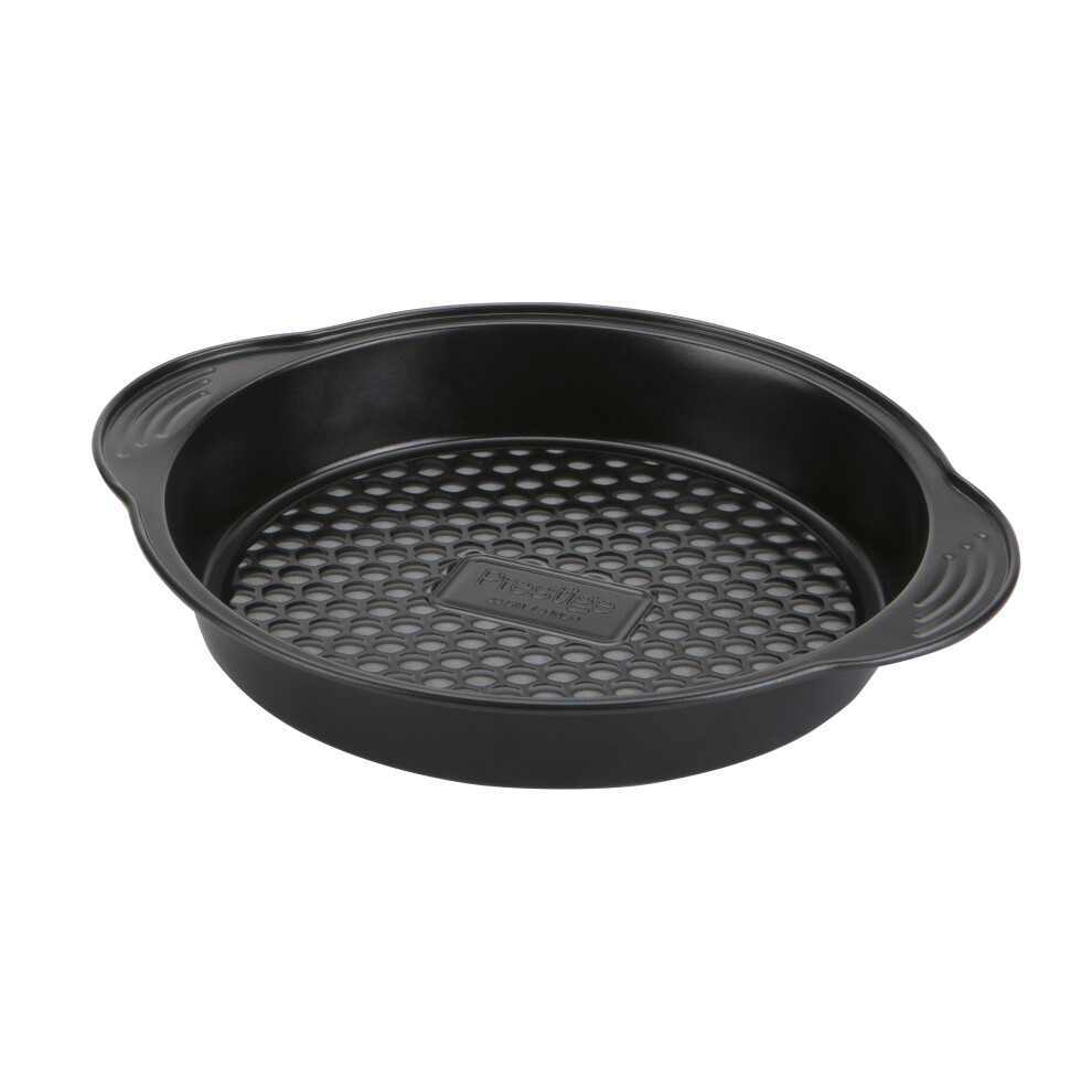 Prestige Aerolift Cake Tin Black Steel Round Baking Mould Pastry Bakeware - 9