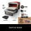 Teenage Mutant Ninja Turtles Ninja Woodfire Electric Outdoor Oven, 8-in-1 Pizza Oven, High-Heat Roaster & BBQ Smoker with Roast Rack, Pro-Heat Tray, Pizza Stone 8