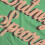 Britney Spears (M, Green) Britney Spears Retro Text Ringer T Shirt 2