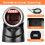 Tera Pro 2D QR Desktop Barcode Scanner Omnidirectional Adjustable Scan Head, USB Wired Handsfree Platform Automatic Bar Code Reader, 9100 7