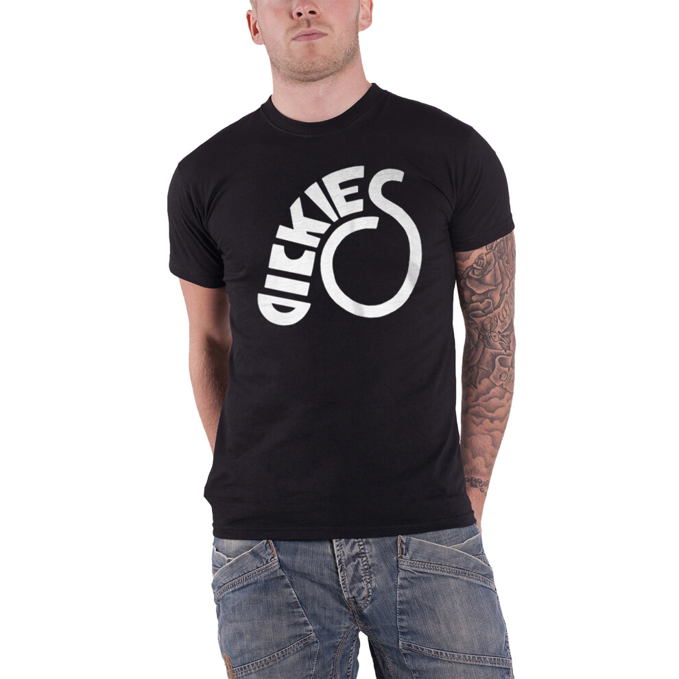 (L, Black) The Dickies T Shirt band Logo new Official Mens Black