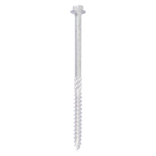TIMCO Heavy Duty Timber Screws Hex Flange Head Exterior Silver,All Sizes,10pcs