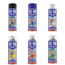 (White) Action Can ZG-90 Anti Rust Cold Zinc Galvanising Colour Spray Paint 500ml