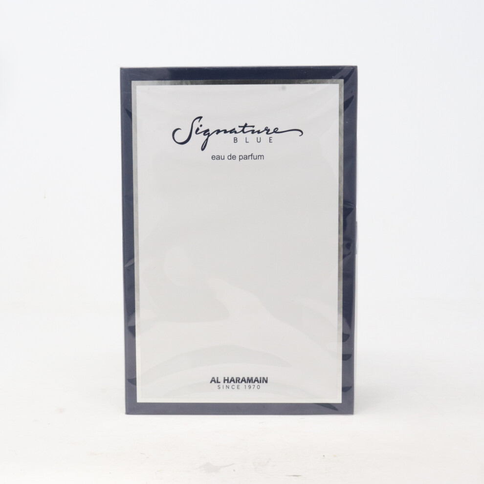 Al Haramain Blue Signature By Eau De Parfum 3.33Oz/100Ml Spray New With Box