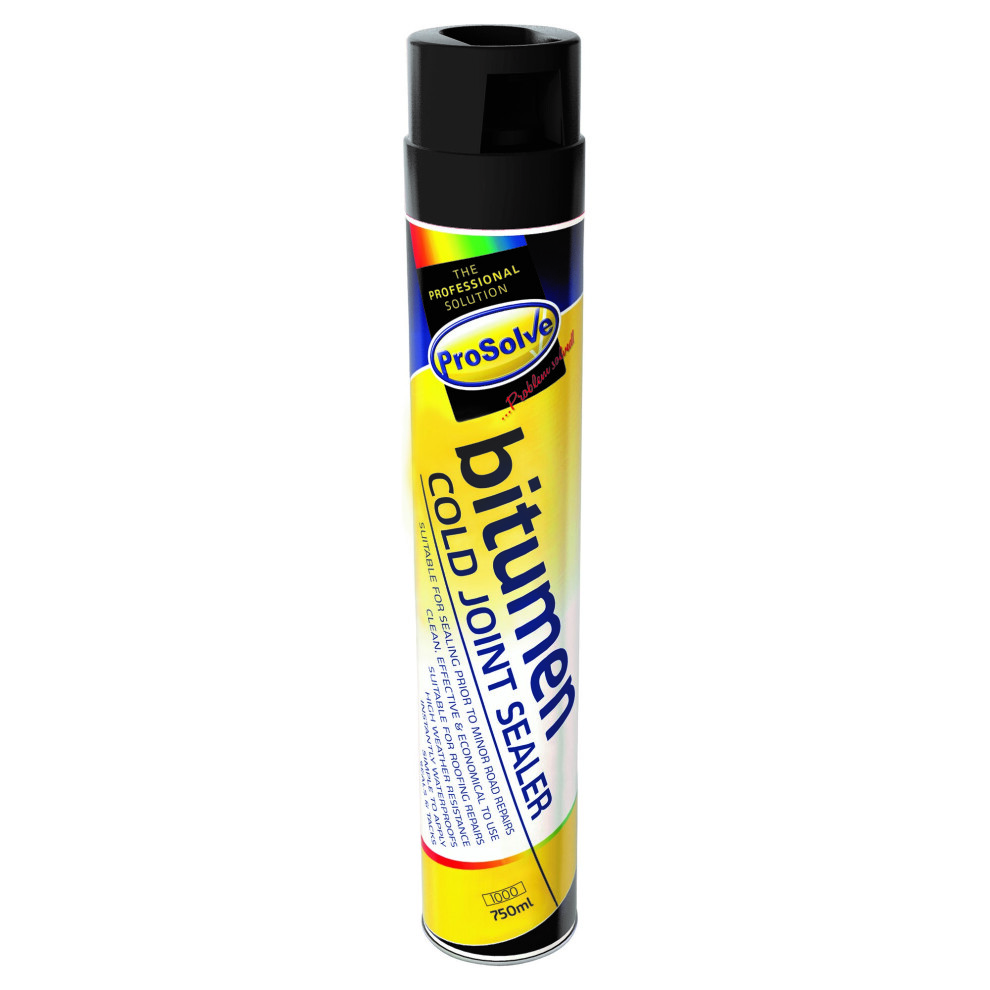 Prosolve Bitumen Cold Joint Seal Spray Tarmac Roof Gutter Repair Pot Hole Sealer