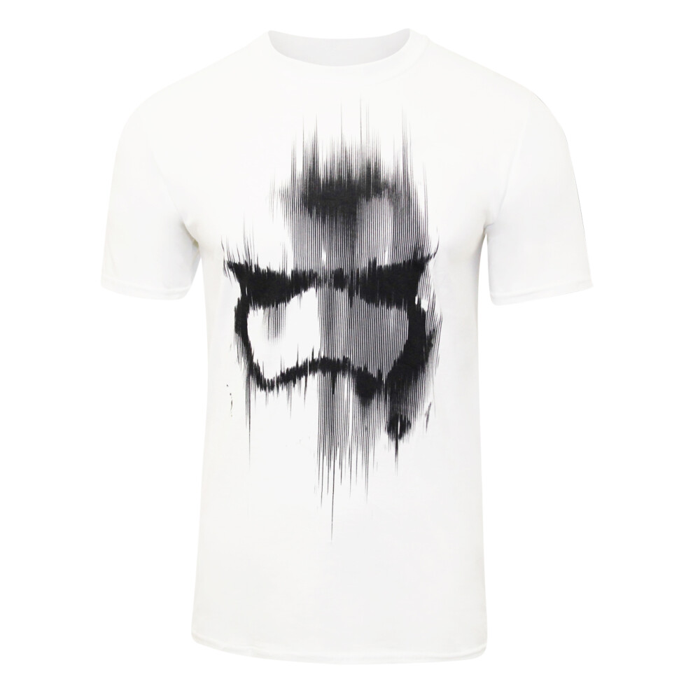 (2XL, White) Star Wars Mens Trooper Mask T-Shirt