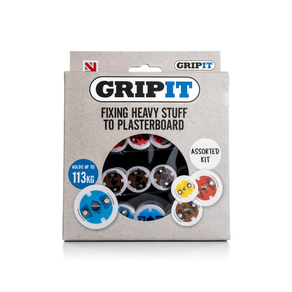 Gripit Assorted Kit - Pack of 32