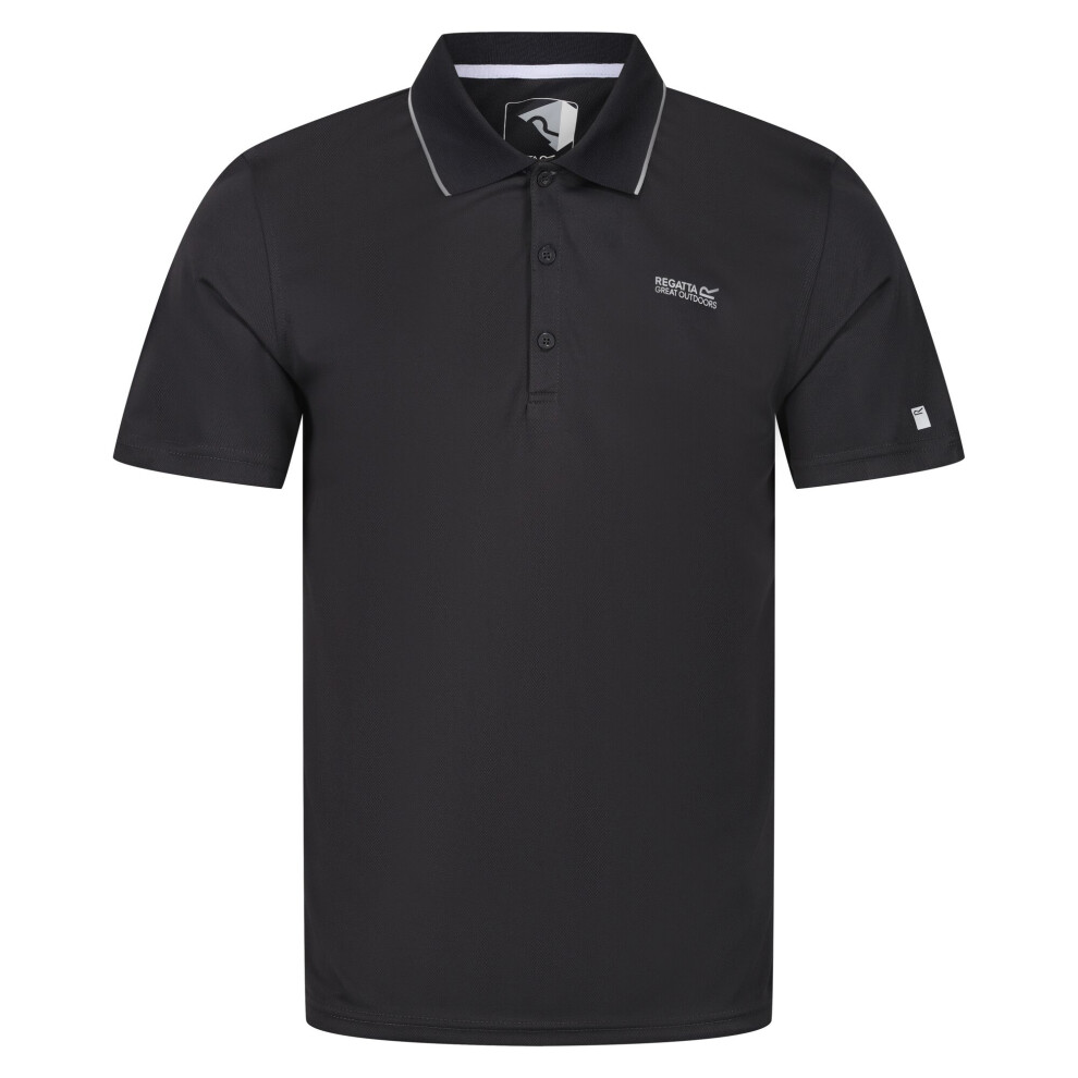 (S, Seal Grey) Regatta Mens Maverick V Active Polo Shirt