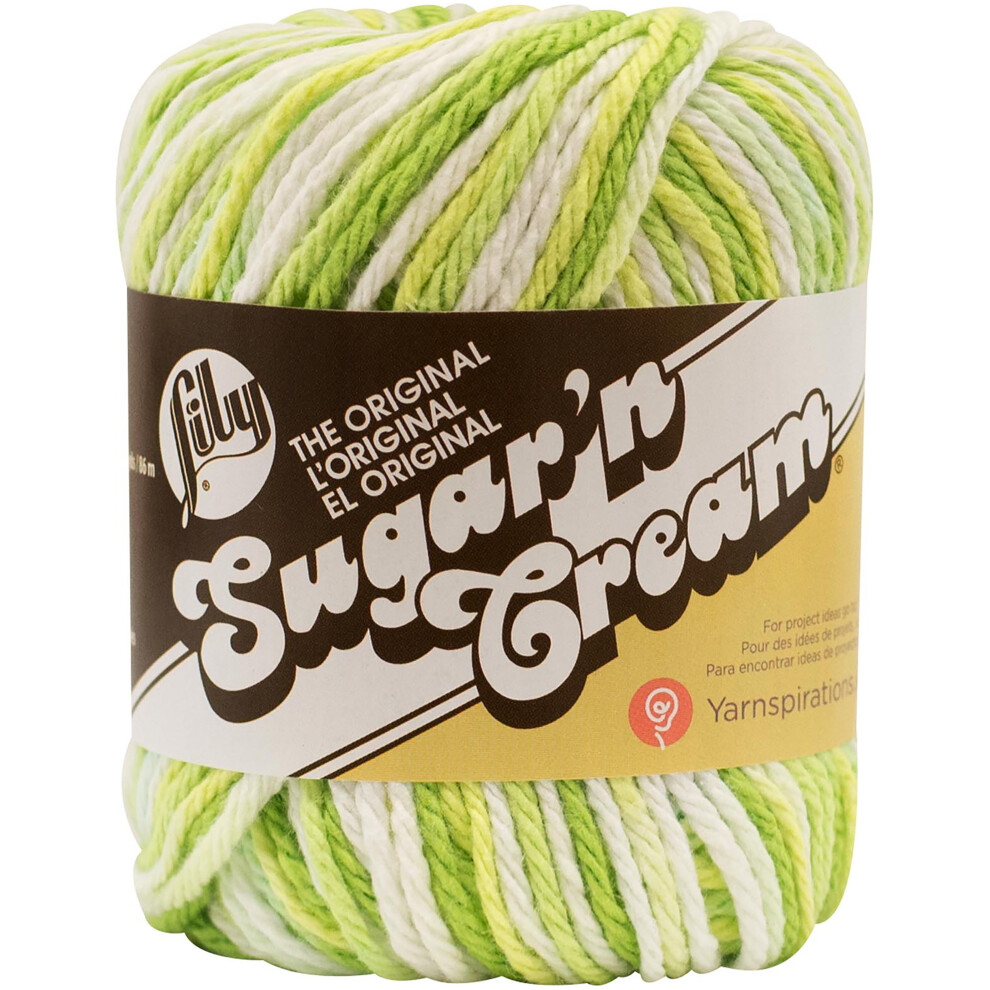 Lily Sugar'n Cream Yarn Ombres-Key Lime Pie 102002-2713