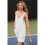 (WHITE, S) Solid Color Sleeveless Spaghetti Straps Casual Loose Short Jumpsuits 1