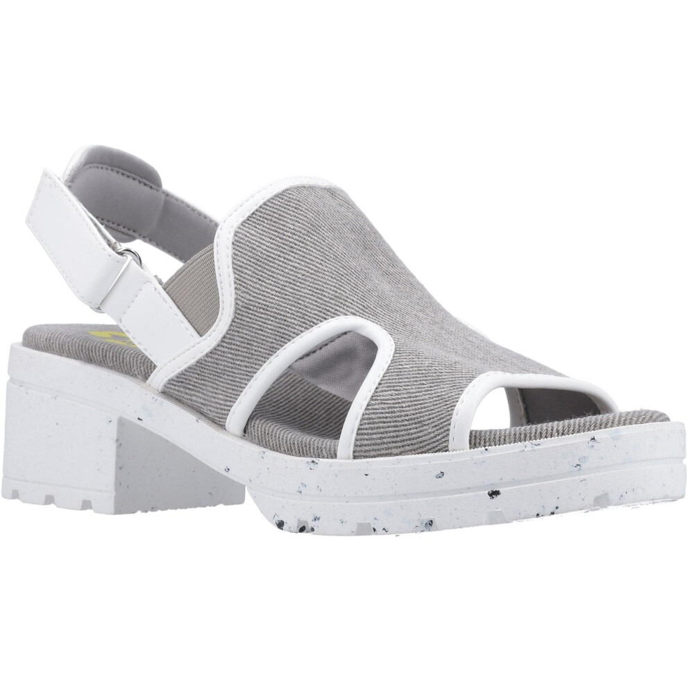 (4 UK, Grey/White) Rocket Dog Womens/Ladies Lilly Sandals