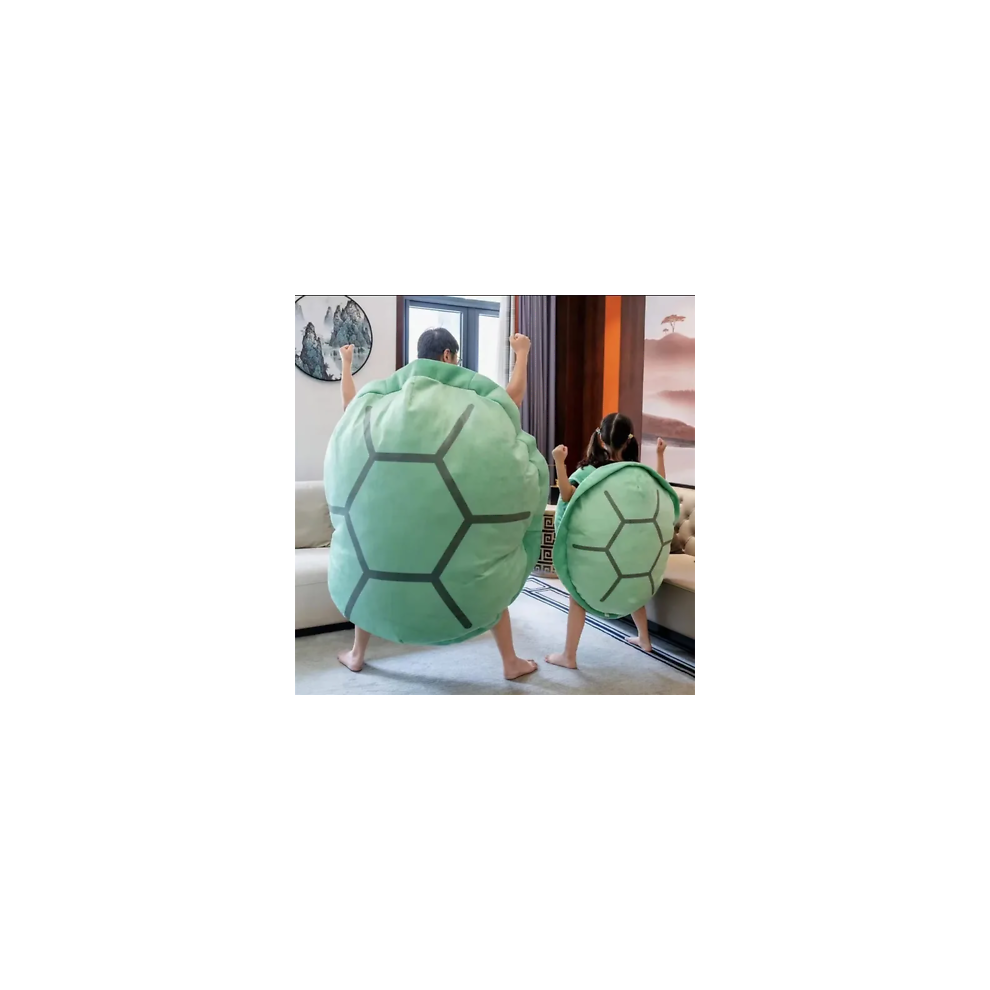 (1, 80Cm Kid Size) Extra Large Wearable Turtle Shell Pillows Weighted Stuffed Animal Costume