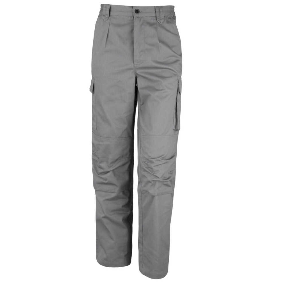 (5XL, Grey) Result Unisex Work-Guard Windproof Action Trousers / Workwear