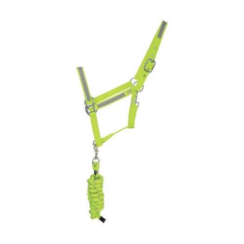 (Cob, Yellow) HyVIZ Reflector Head Collar and Lead Rope
