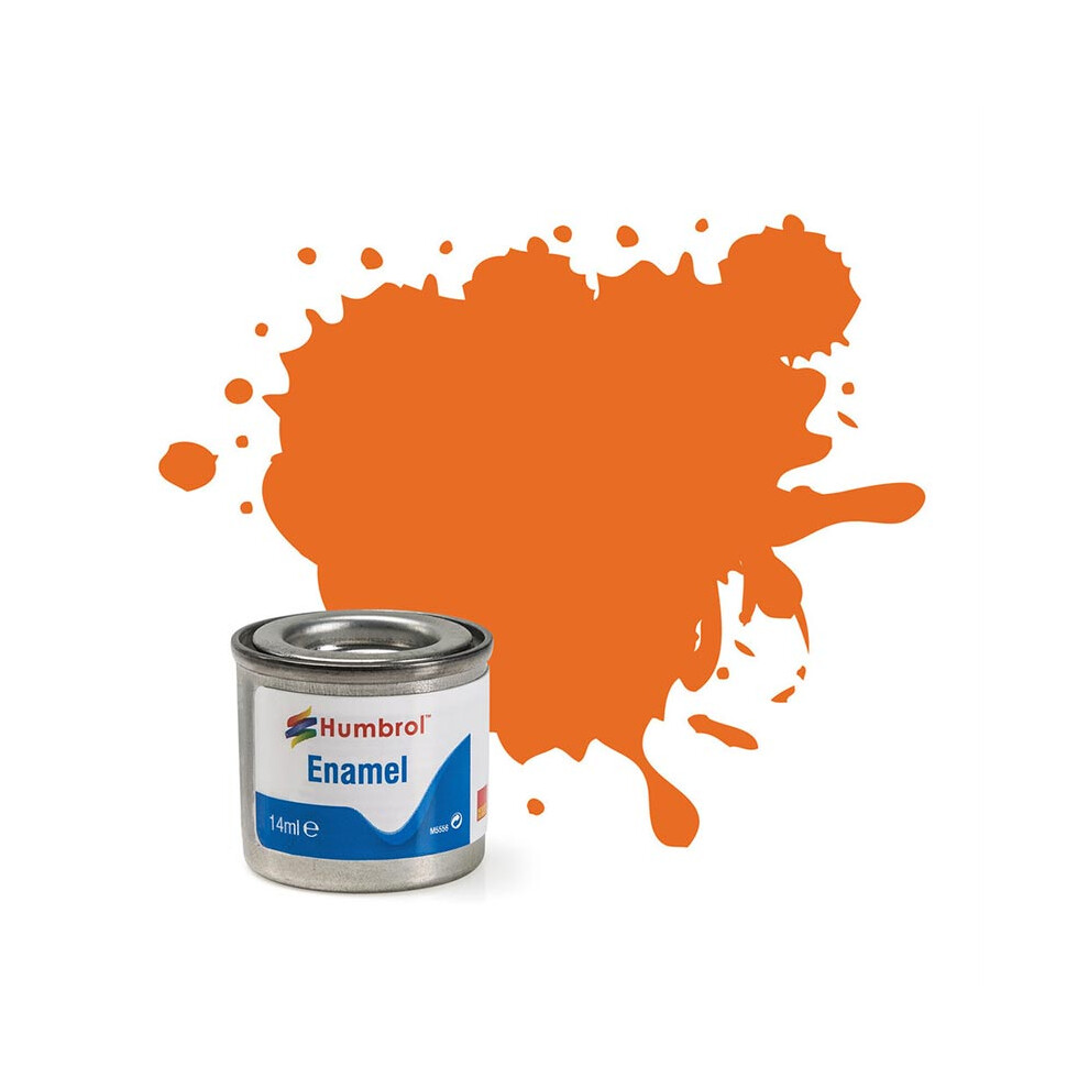 HUMBROL 46 Orange Matt Enamel 14ml Model Kit Paint