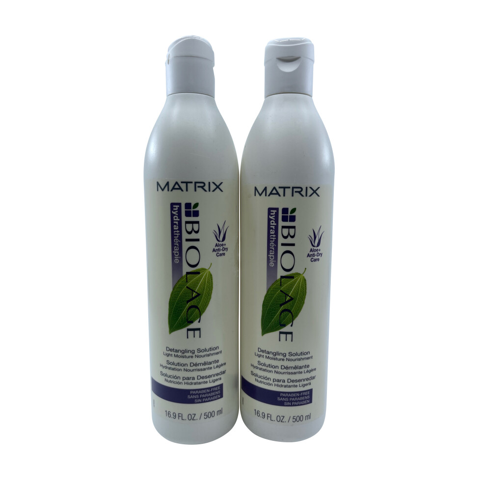 Matrix Biolage Detangling Solution Light Moisture 16.9 OZ Set of 2