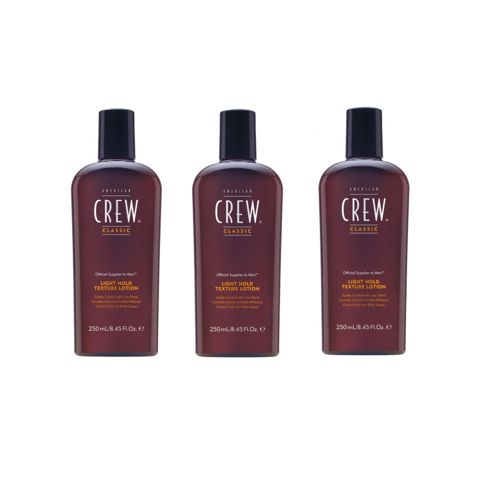 American Crew Light Hold Texture Lotion 250ml x3