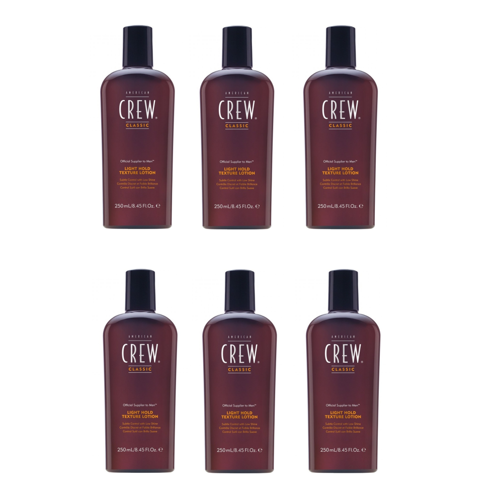 American Crew Light Hold Texture Lotion 250ml x6