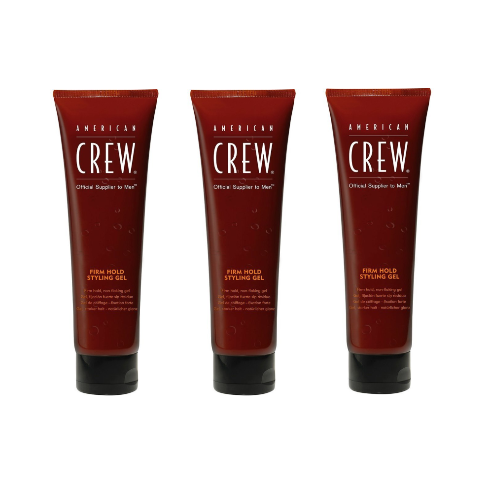 American Crew Firm Hold Styling Gel 250ml x3